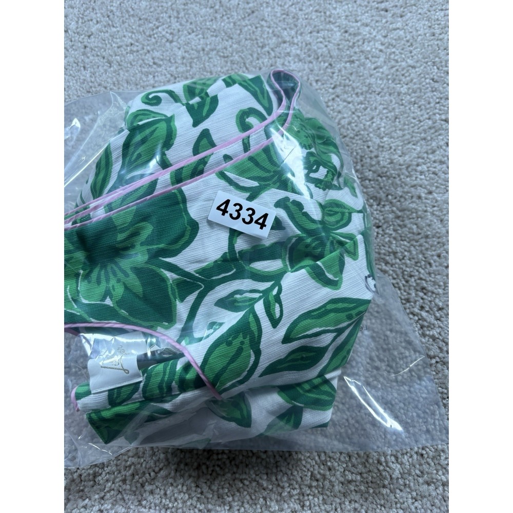 Lilly Pulitzer Mila Stretch Shift Dress Size 8 Fiddle Leaf Green Escape Plan - Picture 8 of 8